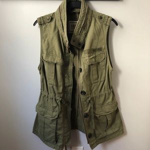 Abercrombie & Fitch Army Green Vest